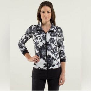 Lululemon “Vintage Print” Nice Asana Jacket Stretch Full Zip